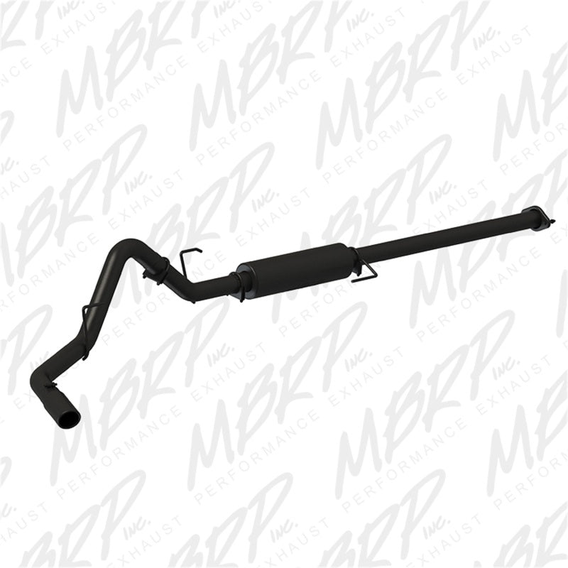 MBRP 3in Cat-Back Single Side Black Exhaust System | Ford F-150 2.7L / 3.5L EcoBoost (15) (S5253BLK)