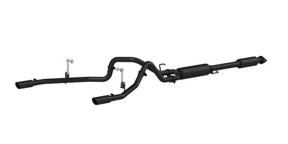 MBRP 3in Cat-Back Dual Split Rear Exit Black Exhaust System | Ford F-150 5.0L (15) (S5258BLK)