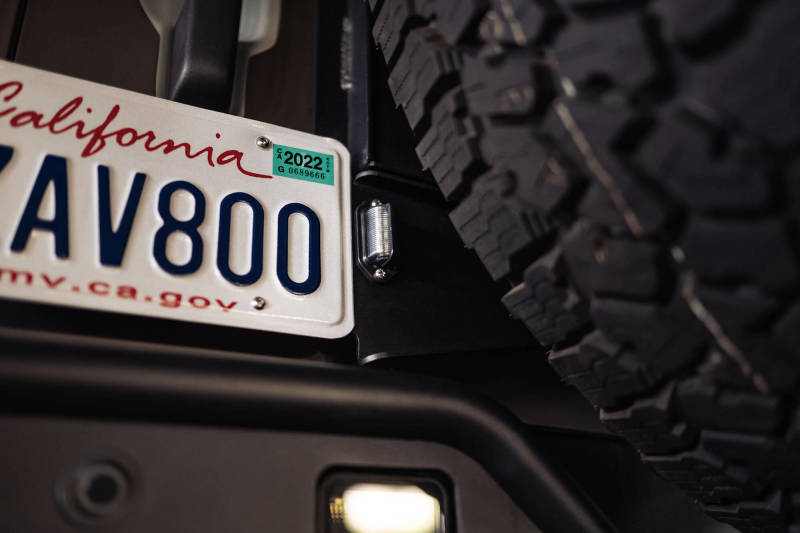 DV8 Offroad Rear License Plate Relocation Bracket | Ford Bronco (21-26) (LPBR-03)