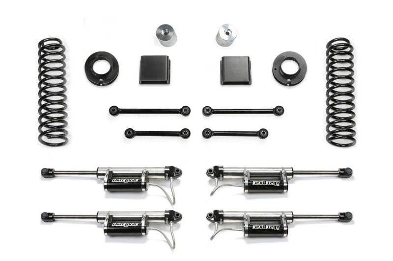 Fabtech 3in Sport System w/ DL Resi: Jeep Gladiator 2020