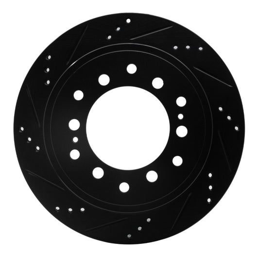 R1 Concepts Drilled & Slotted Brake Rotor | Lexus GX460 (10-24) (ECB-76143L)