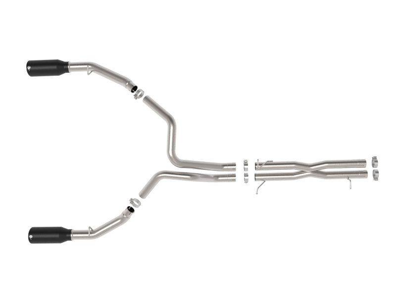 aFe Vulcan Series 304 SS Cat-Back Exhaust (Black Tip): Ram 1500 3.0L (25-26)