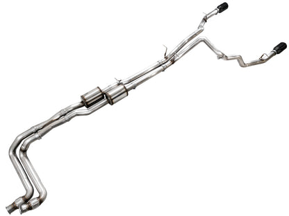 AWE Tuning 0FG Catback Exhaust Diamond Black Tips (REAR): Ram 1500 2025 3.0L Hurricane