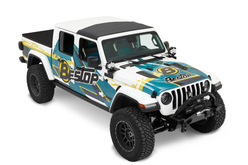 Bestop Sunrider For Hardtop Black Diamond (TOP): Fits Jeep 2018-2025