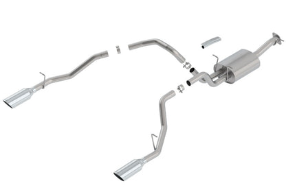 Borla Touring Exhaust System: Dodge Ram 5.7L Hemi 1500 2019 - 2023