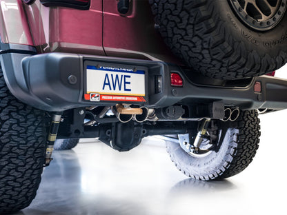 AWE Switchpath Cat-Back Exhaust System: Jeep Wrangler Rubicon 6.4L 392 2021 - 2025