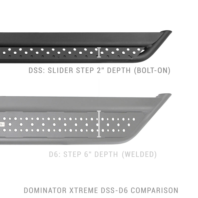 Go Rhino Dominator Extreme Side Steps w/Brackets | Ford Bronco (21-26) (DSS4131T)