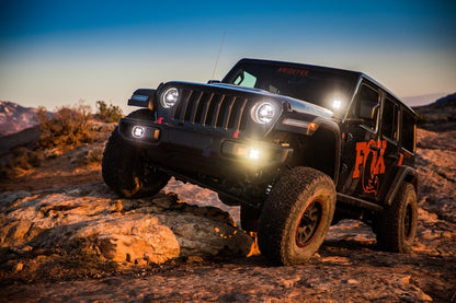FOX Perf Series 2.0 IFP Steering Stabilizer (F&R): Jeep Wrangler JL 2018-26 / Gladiator JT 2020-24