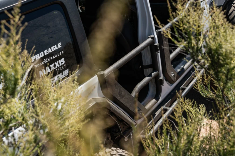 Body Armor 4x4 Tube Doors Rear Pair: Jeep Wrangler (18-21) / Gladiator (20-21)