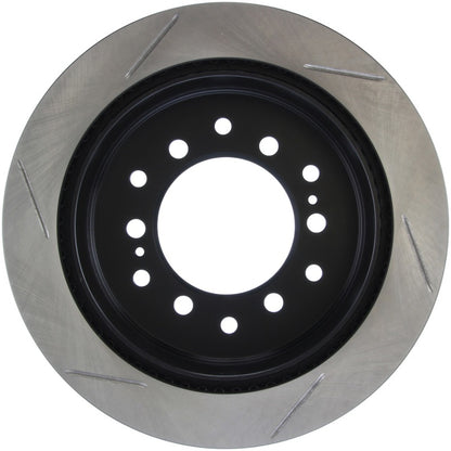 StopTech Power Slot Slotted Left Rear Rotor | Toyota 4Runner (03-05) / 4Runner (06-09) / Lexus GX470 (03-09) (126.44128SL)