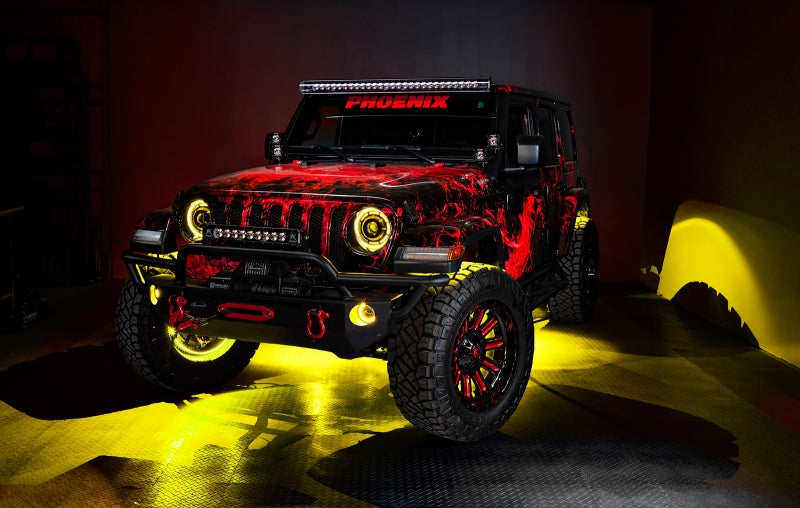 ORACLE Lighting Hi-Perf LED Fog Lights (FRONT): Jeep Wrangler / Gladiator (07-26) - Black