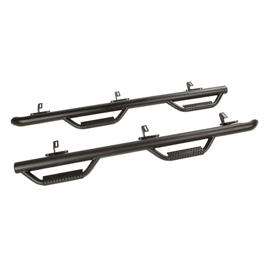 Rugged Ridge Spartan Textured Black Nerf Bar: Fits Most Jeep Wrangler Models (2007-2018) w/ Hardware