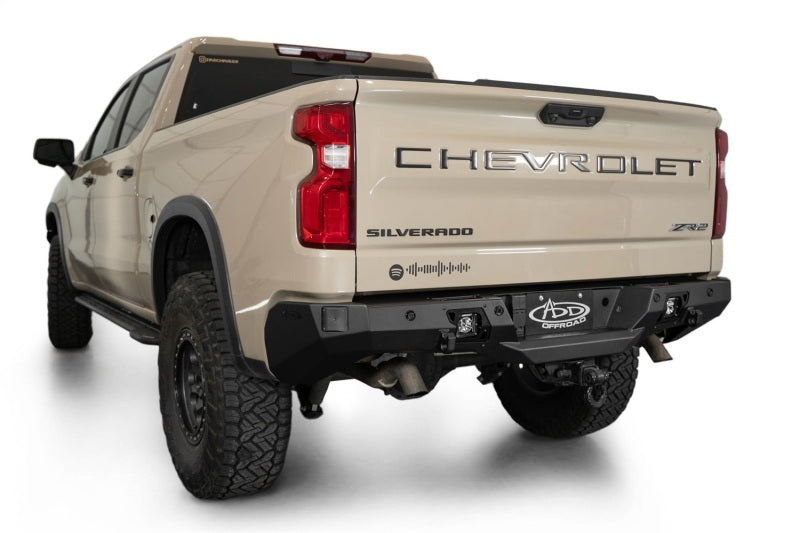 Addictive Desert Designs 2022+ Chevrolet Silverado 1500 / ZR2 / GMC Sierra AT4 / AT4X Stealth Fighter Rear Bumper | 2019-2026 (R120081090103)