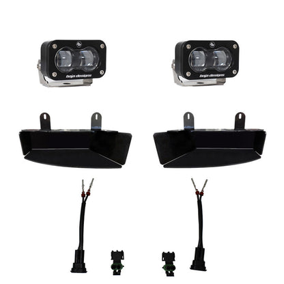 Baja Designs S2 SAE Fog Pocket Light Kit | Dodge Ram 2500 (19-25) / Ram 3500 (19-25) (448165)