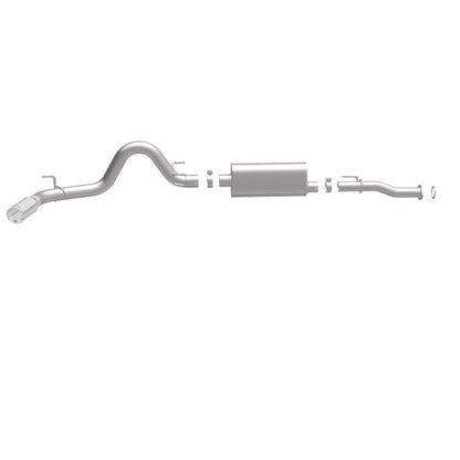 MagnaFlow Cat-Back | Toyota Tacoma 3.5L V6 (16-23) SS 3in Single Pass Side Exit Rear 4in Tip (19291)