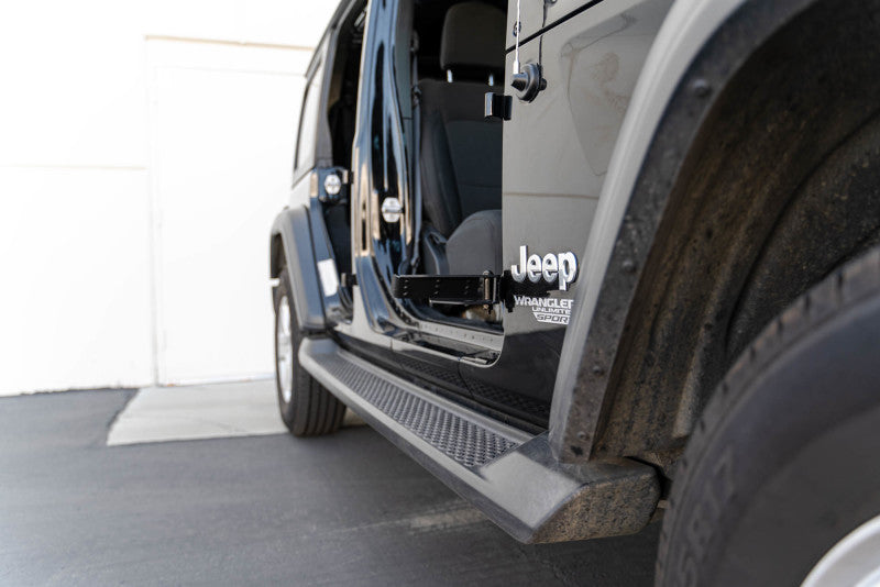 DV8 Offroad Foot Pegs (FRONT AND REAR): Jeep Wrangler / Gladiator (2018-2026)