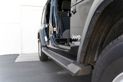 DV8 Offroad Foot Pegs (FRONT AND REAR): Jeep Wrangler / Gladiator (2018-2026)