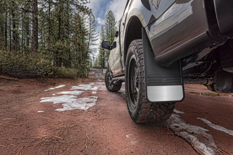 Husky Liners Universal 12in Wide Black Rubber Rear Mud Flaps | Ford Ranger (19-26) (55100)