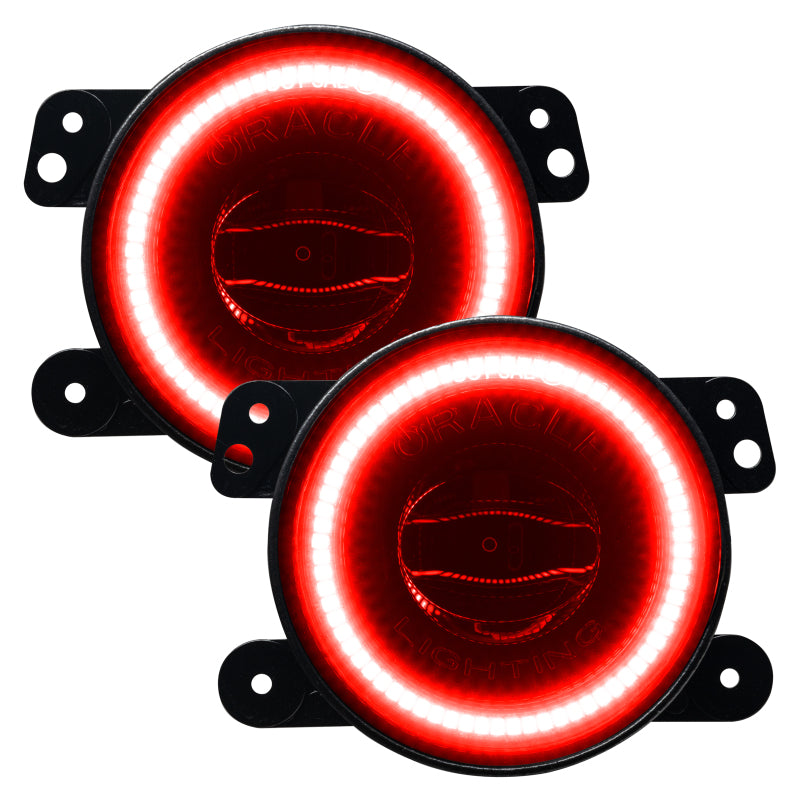 ORACLE Lighting Hi-Perf LED Fog Lights (FRONT): Jeep Wrangler / Gladiator (07-26) - Black