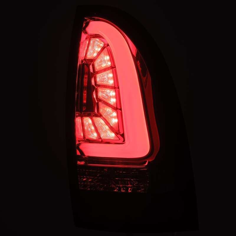 AlphaRex PRO-Series LED Tail Lights Red Smoke | Toyota Tacoma (05-15) (680040)