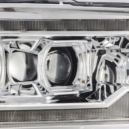 AlphaRex LUXX LED Projector Headlights (Chrome): Dodge Ram 2009 - 2018 (1500, 2500 & 3500)