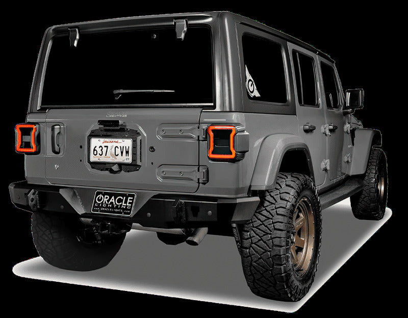 Oracle Lighting Black Series LED Tail Lights: Jeep Wrangler (18-24) / Gladiator (20-24)