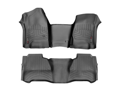 WeatherTech FloorLiner Front & Rear Floor Mats (Black): Jeep Wrangler JK 2014 - 2018