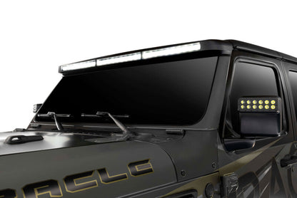 ORACLE Lighting Integrated Windshield LED Light Bar System: Jeep Wrangler / Gladiator (18-24)