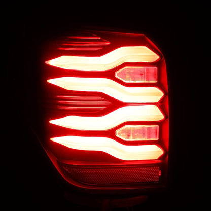 AlphaRex LUXX-Series LED Tail Lights Black-Red w/ Activ Light/Seq | Toyota 4Runner (10-24) (690050)