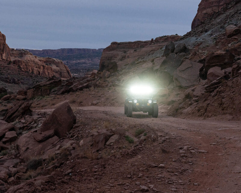 ORACLE Lighting Integrated Windshield LED Light Bar System: Jeep Wrangler / Gladiator (18-24)