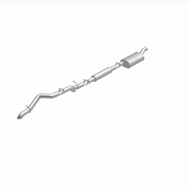 MagnaFlow Overland Cat-Back Perf Exhaust No-Tip Exit (REAR): Jeep Wrangler JL/JK 18-25 3.6L V6