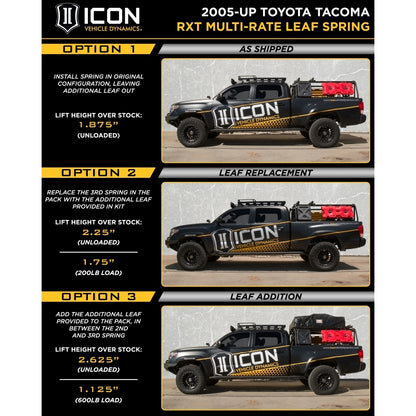 ICON Stage 10 Suspension System | Toyota Tacoma (05-23) (K53010T)
