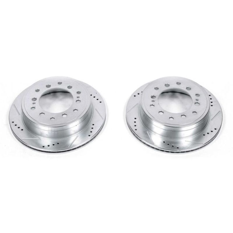 PowerStop Drilled & Slotted Rear Rotors | Lexus GX460 (10-19) (JBR1396XPR)