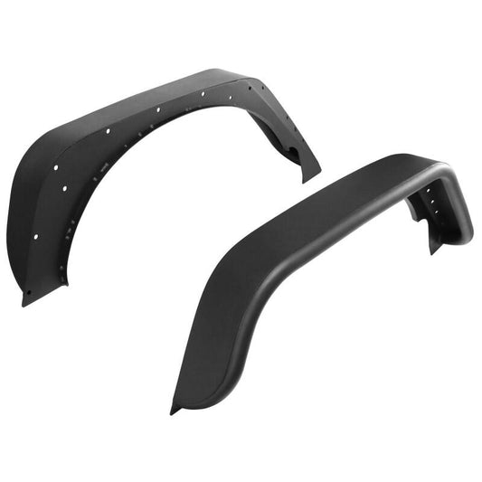 Westin Textured Black Tube Fenders (REAR): Jeep Wrangler (07-17) / Wrangler JK (18)