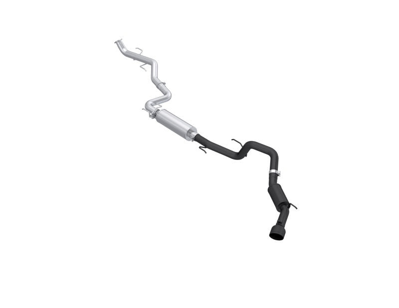 MBRP 2.4L (Excl Leaf Spring) 3in Cat-Back Single Exit Black-Coated Aluminized Steel | Toyota Tacoma (24) (S5323BLK)