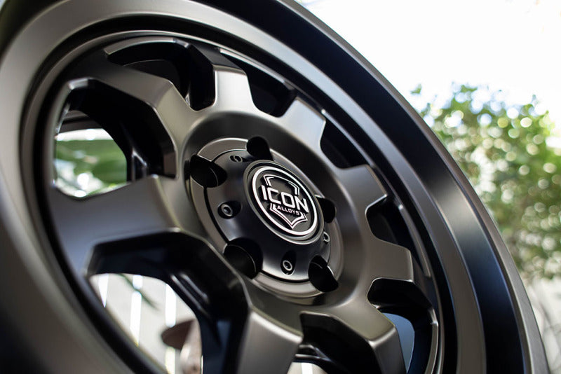 ICON Nuevo 17x8.5 6x5.5 0mm Offset 4.75in BS Satin Black | Ford Bronco (21-26) (8117858347SB)