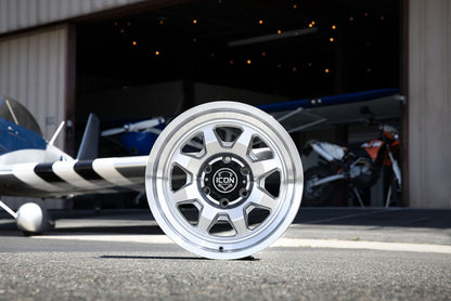 ICON 17 X 8.5 6 X 5.5 0mm Offset 4.75in BS Silver Machined | Ford Bronco (21-26) (8117858347SM)