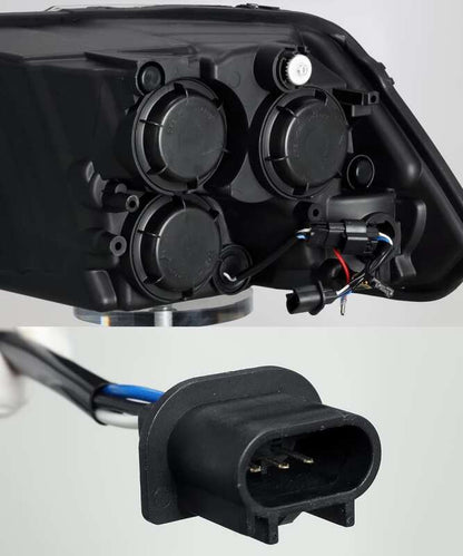 AlphaRex PRO Projector Headlights (Alpha-Black): Dodge Ram 2009 - 2018