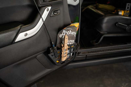 DV8 Offroad Slim Front Door Molle Pockets | Jeep Wrangler JK (07-18) (MPJK-07)