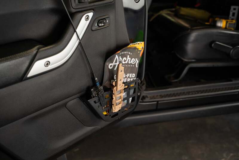 DV8 Offroad Slim Front Door Molle Pockets | Jeep Wrangler JK (07-18) (MPJK-07)