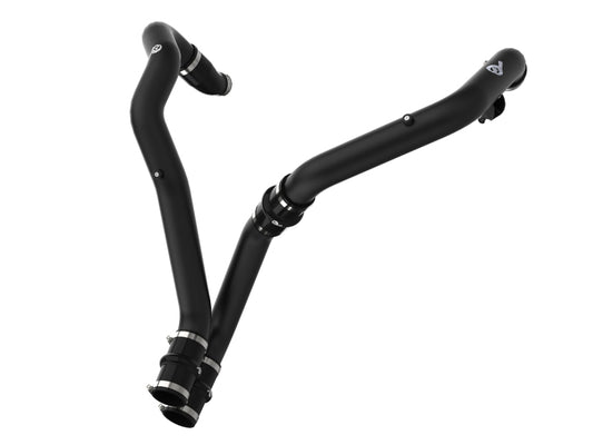 aFe Bladerunner 2.5in Hot Side IC Tubes w/SS Clamps | Ford F-150 Raptor V6 3.5L (17-20) (46-20298-B)
