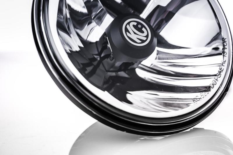 KC HiLiTES Gravity LED 7" Headlight (FRONT): Jeep Wrangler JK 2007-2018