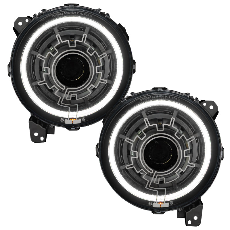 Oracle Lighting Oculus Bi-LED Projector Headlights: Jeep Wrangler (18-24) / Gladiator (20-24)