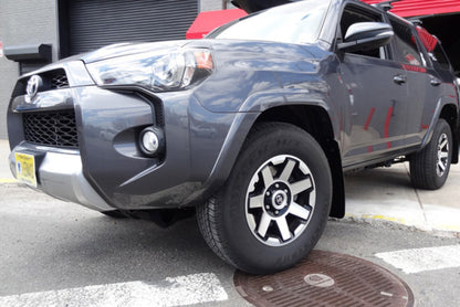 Rally Armor 12-24 Toyota 4Runner Black UR Mud Flap w/Red Logo | Toyota 4Runner (10-24) (MF48-UR-BLK/RD)