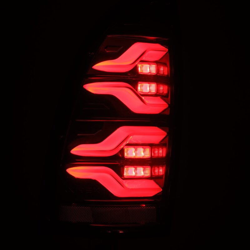 AlphaRex LUXX-Series LED Tail Lights Alpha-Black | Toyota Tacoma (05-15) (680050)