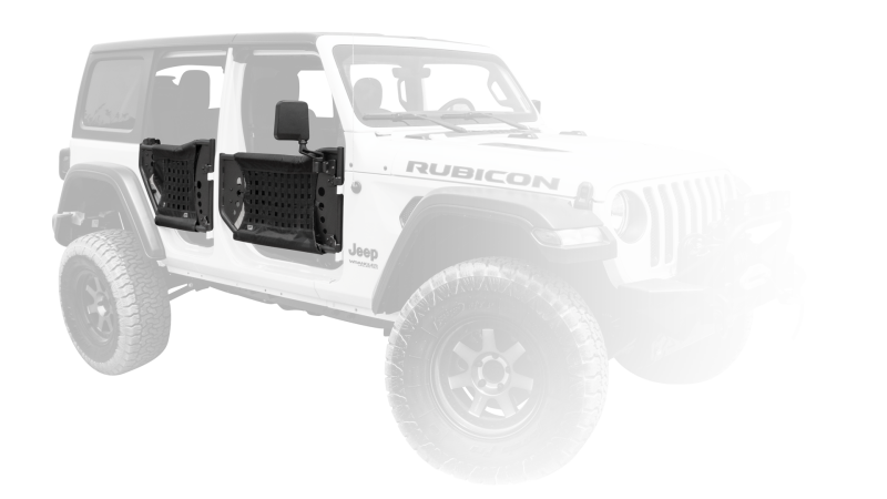 Body Armor 4x4 Trail Doors Rear Pair: Jeep Wrangler (18-21) / Gladiator (20-21)