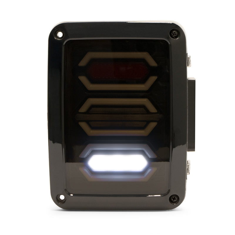 DV8 Offroad Octagon LED Tail Light: Jeep Wrangler JK 2007-2018