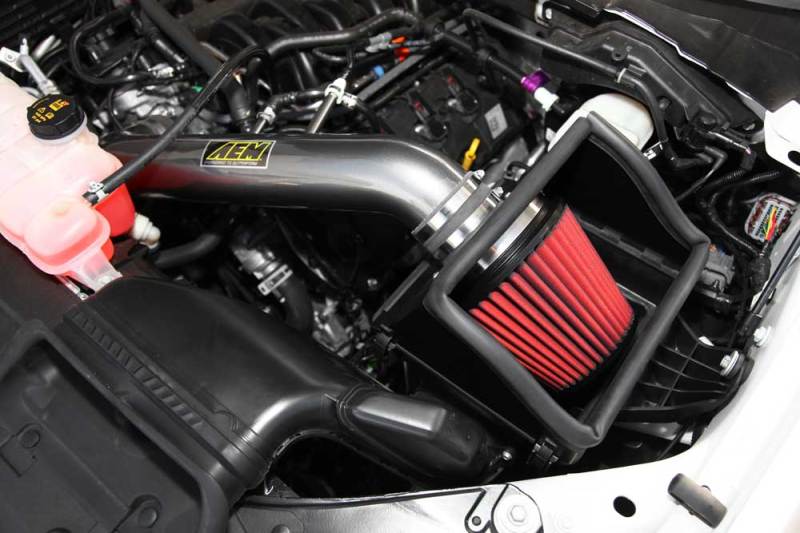 AEM 5.0L V8 Cold Air Intake System | Ford F-150 (15) (21-8129DC)
