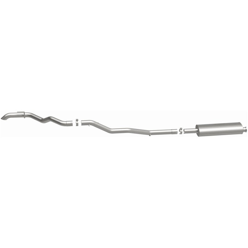 MagnaFlow 2.5in Rock Crawler Series Stainless Steel Cat-Back Exhaust Single Rear Exit: Jeep Gladiator 2020-2024