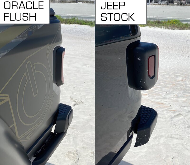 Oracle Lighting Flush Mount LED Tail Lights: Jeep Gladiator 2020-2024